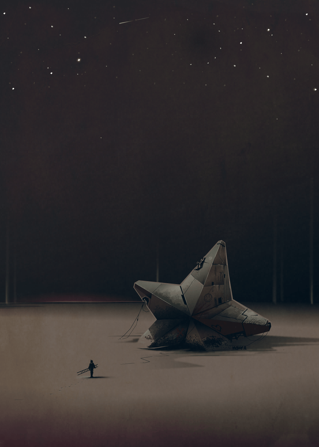 Obra de arte digital – Estrella