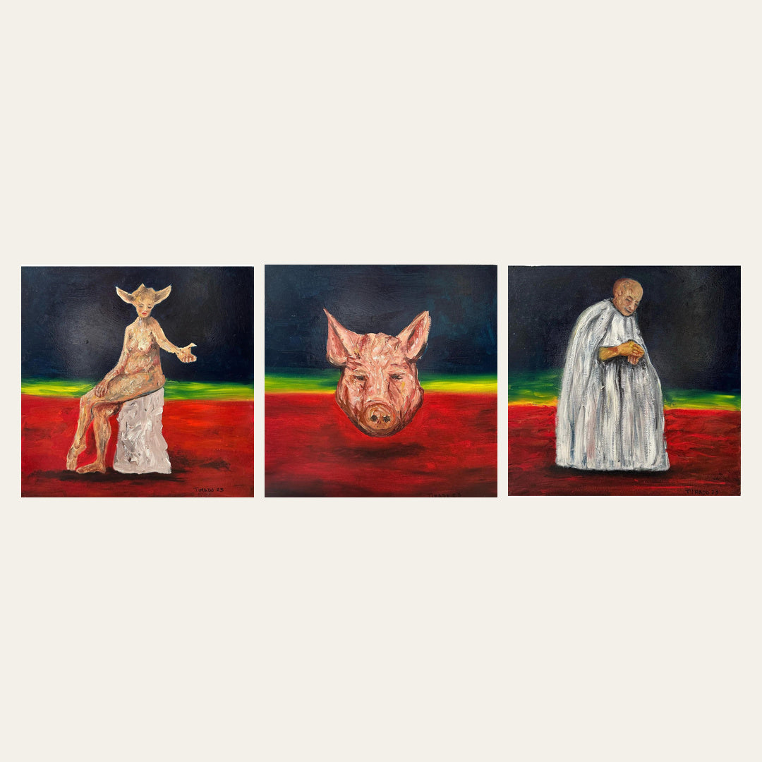 Obra Original La tentación de San Antonio