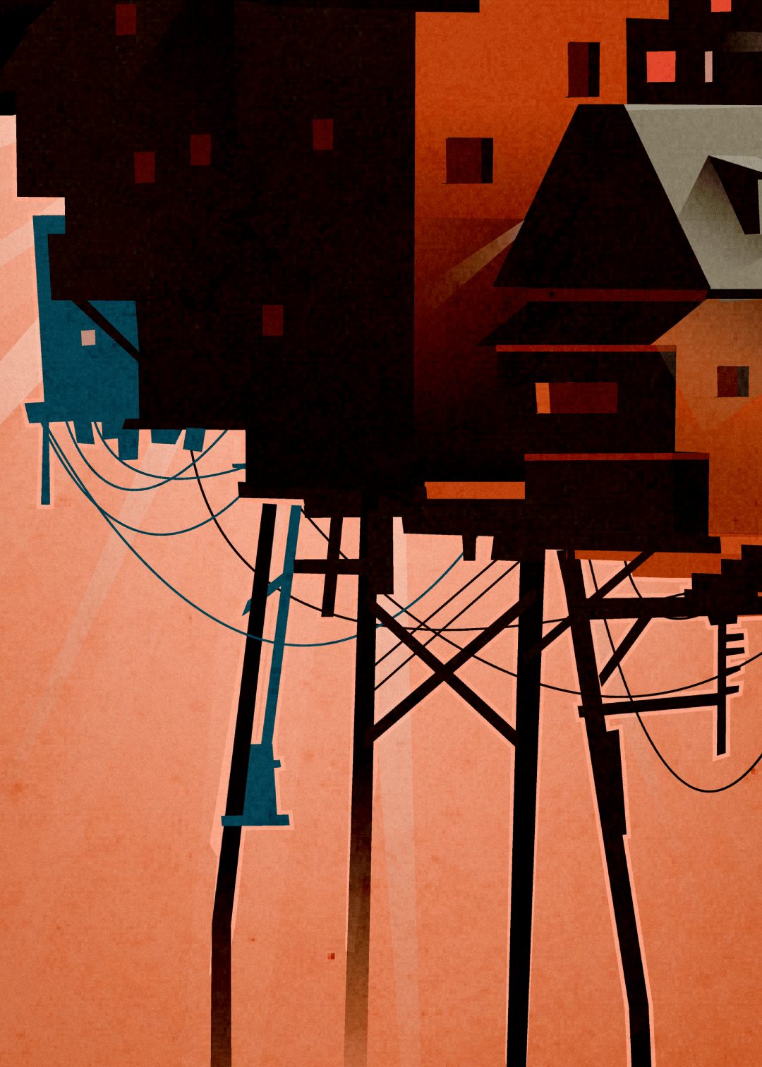 Obra de arte digital – Ciudad