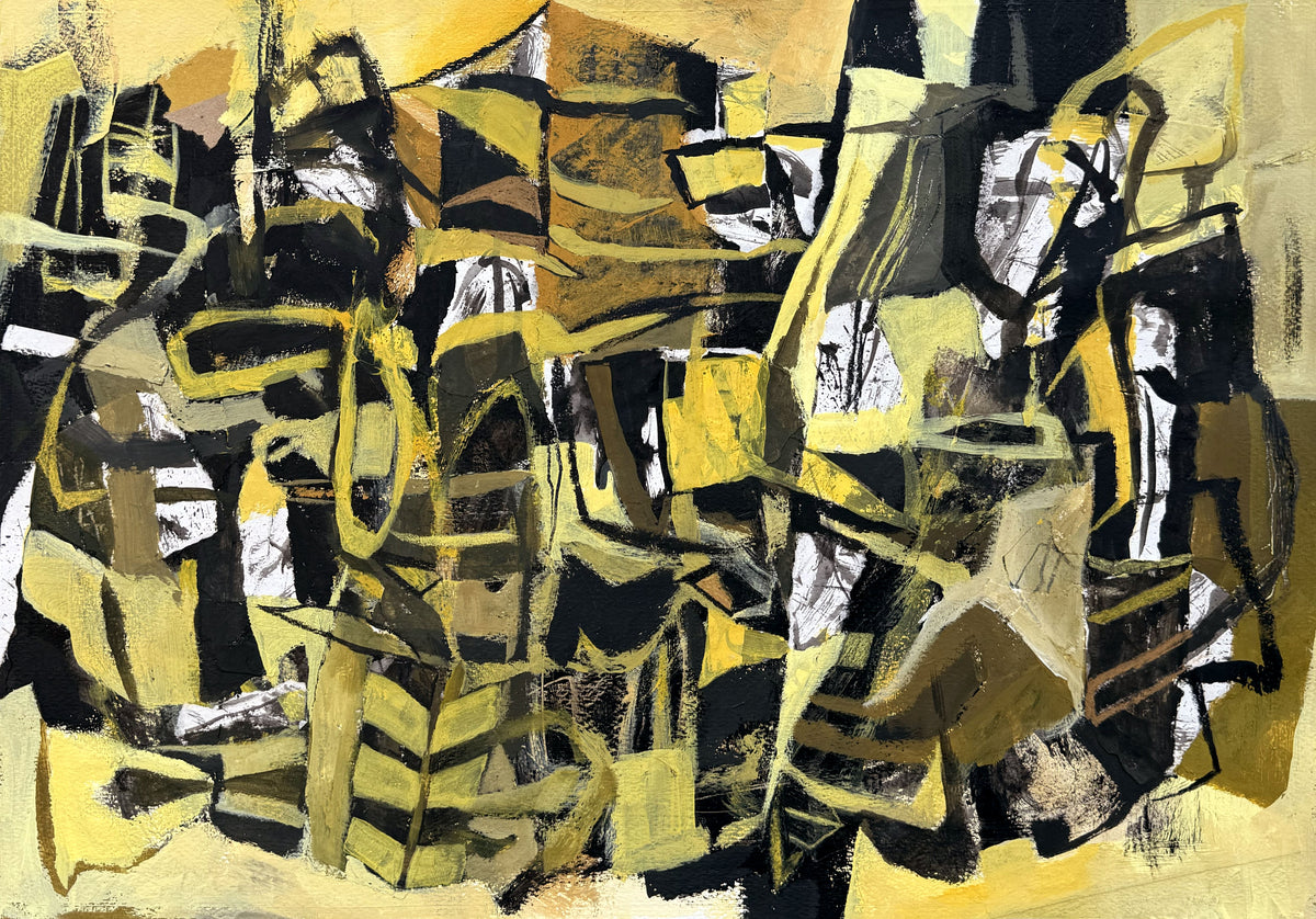 Arte Abstracto - Recorridos. Serie Cartografías Fragmentadas