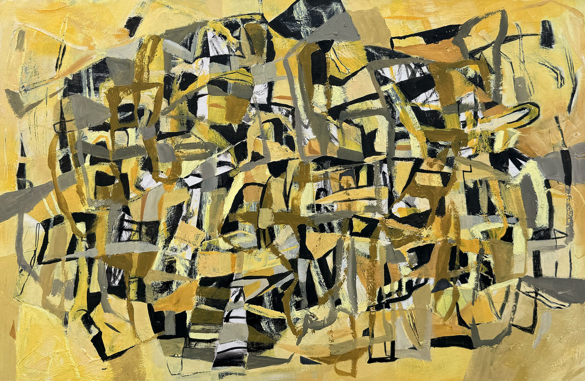 Arte abstracto - Núcleo. Serie Cartografías Fragmentadas.