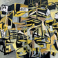 Arte abstracto - Vestigios. Serie Cartografías Fragmentadas.