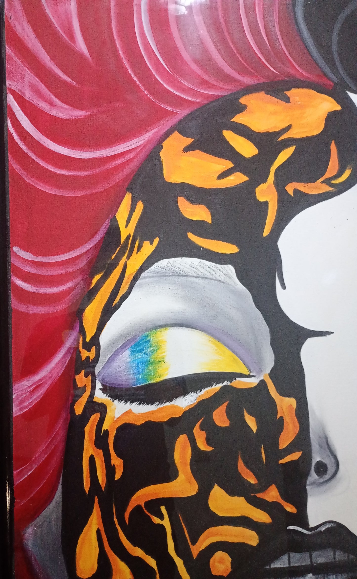 cuadro surrealista-Lady Pyra