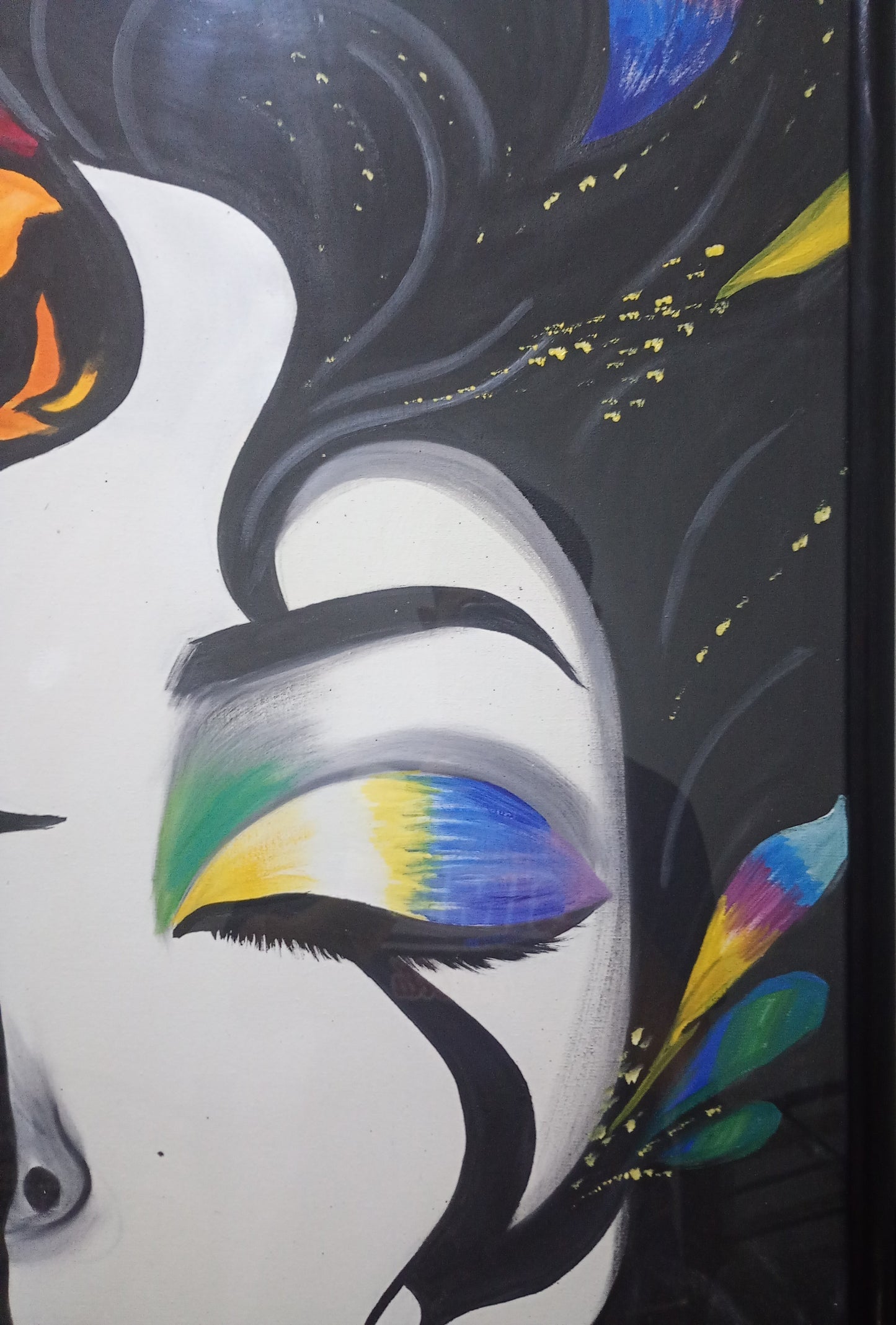 cuadro surrealista-Lady Pyra