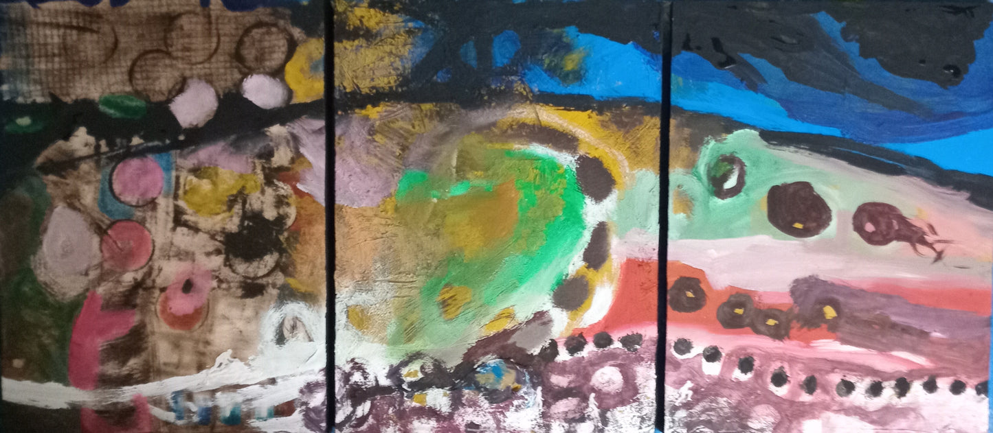 Título; CUESTA ARRIBA - Pintura