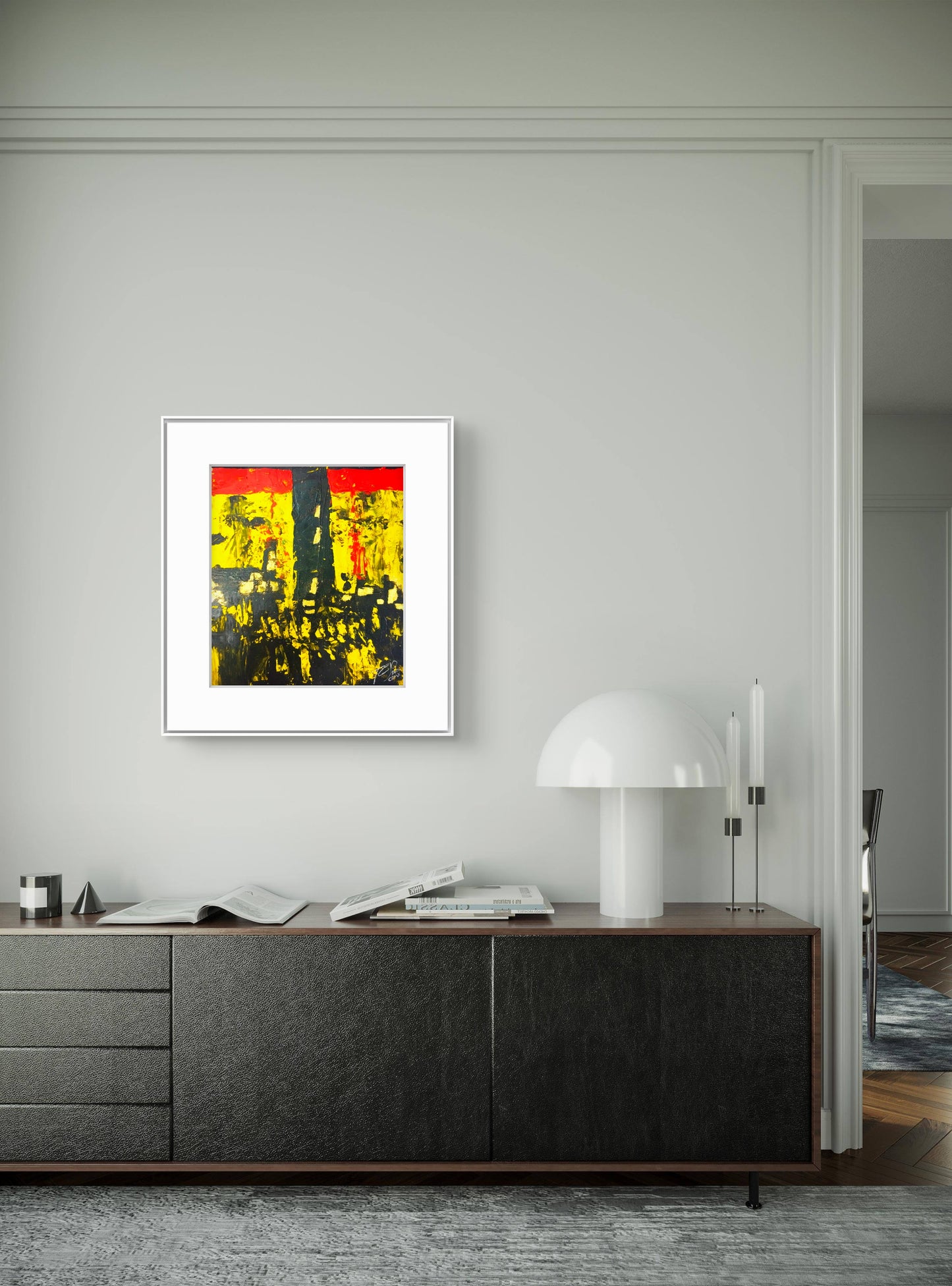 Abtracto Contemporaneo-Torre Negra II
