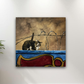 Obra de Arte Original- Gato Nocturno