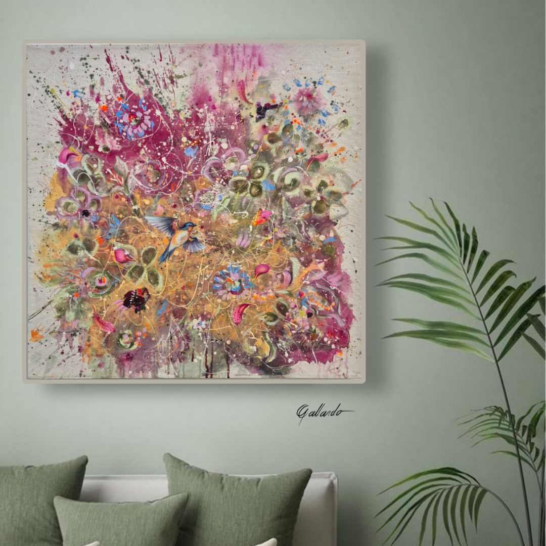 Obra original de arte - Donde tu corazón despegue, ahí es