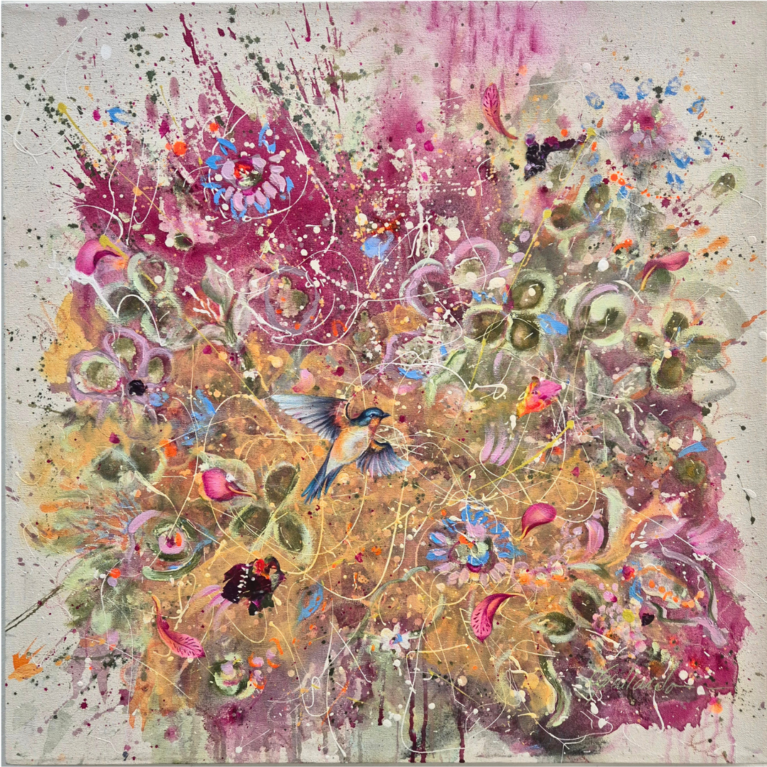 Obra original de arte - Donde tu corazón despegue, ahí es
