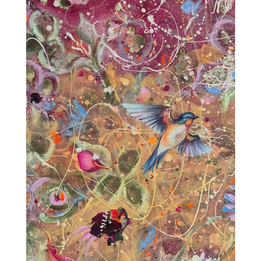 Obra original de arte - Donde tu corazón despegue, ahí es