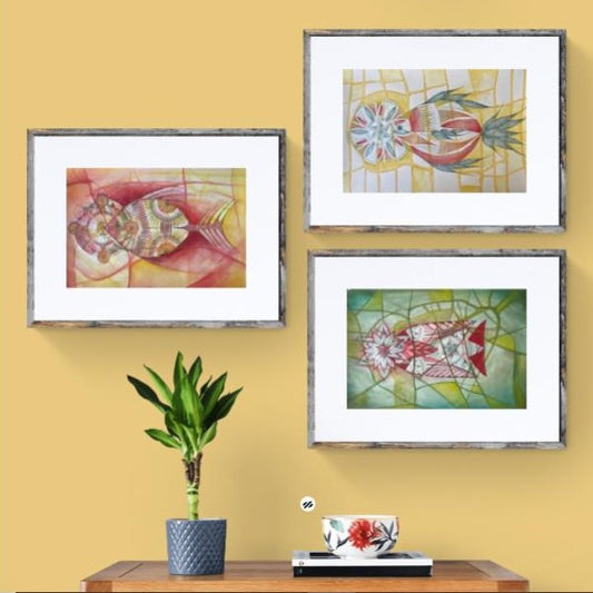 Obra de arte original - Peces Mandálicos (3)