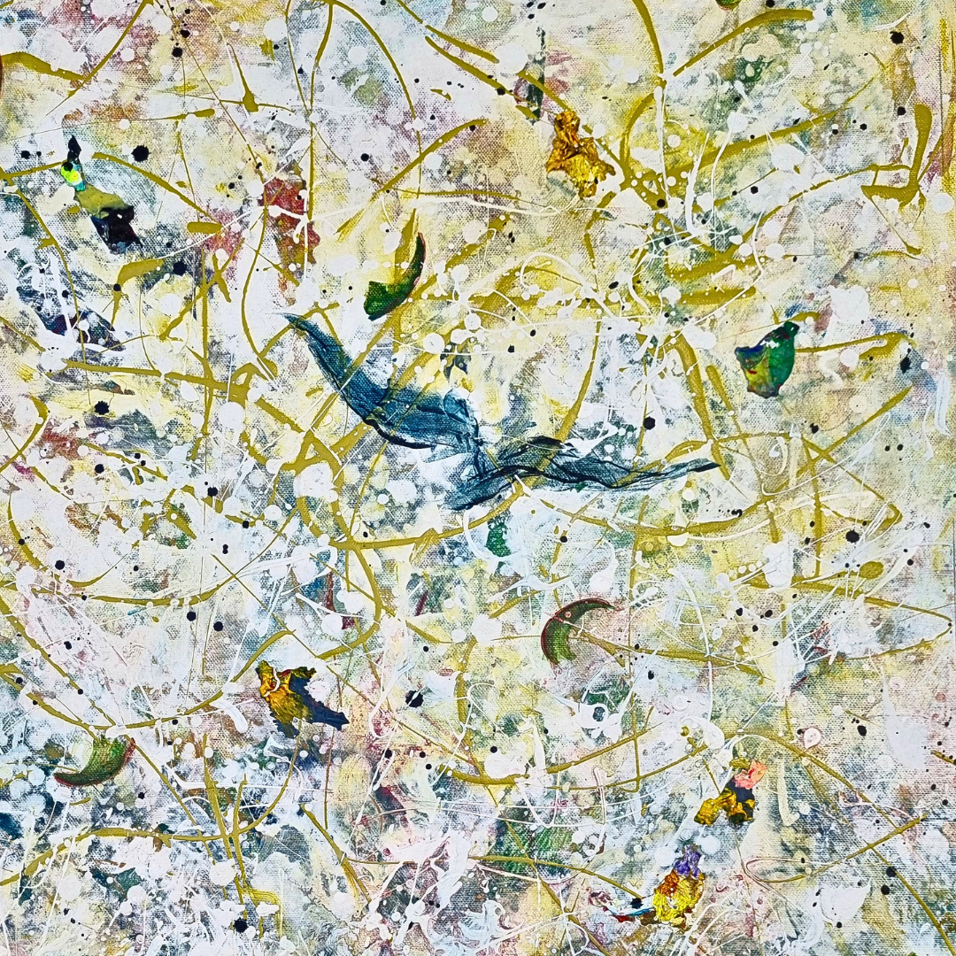 Obra de arte original - Soltar los pesos te limitan