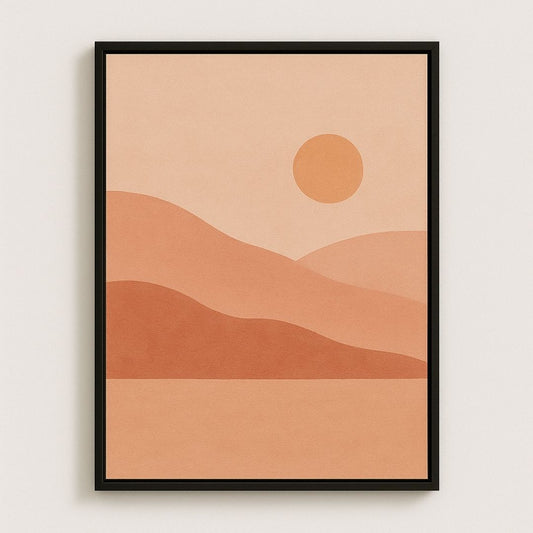 Cuadro minimalista moderno  – Paisaje en Reposo