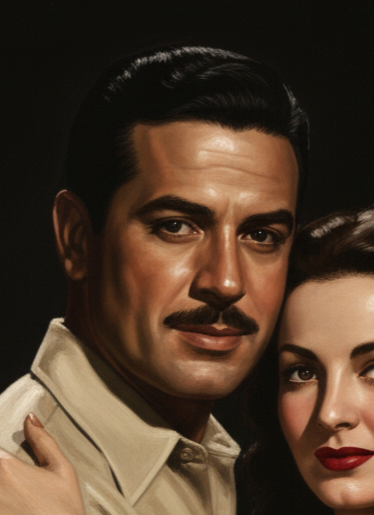Obra de arte original -  Maria Felix y Pedro Infante