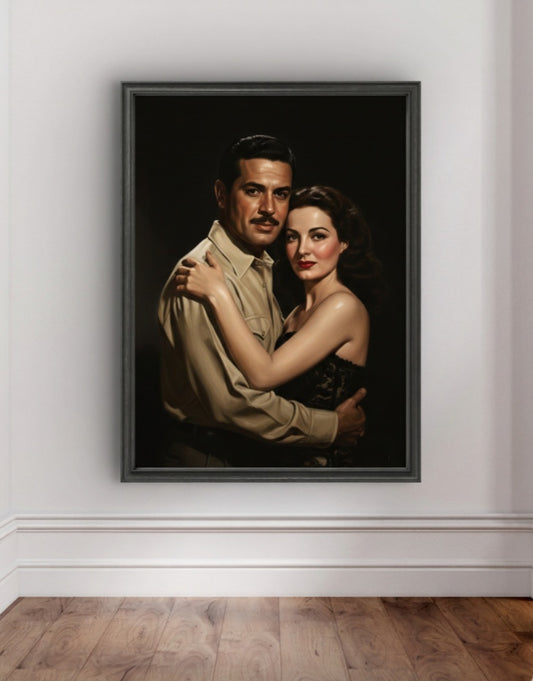 Obra de arte original -  Maria Felix y Pedro Infante