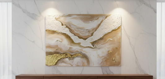 Pintura abstracta -"Despegar"