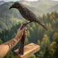 Escultura de alambre - Muninn
