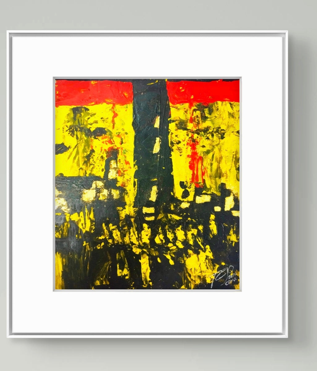 Abtracto Contemporaneo-Torre Negra II