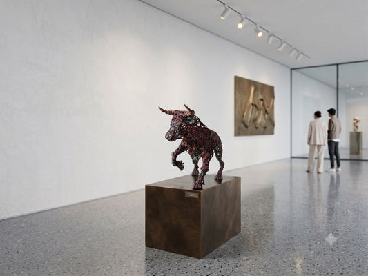 Escultura de alambre - Indómito