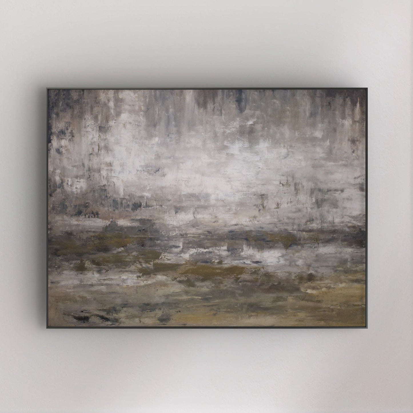 Día nublado y lluvioso - Obra de arte original