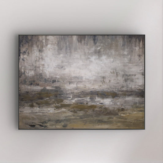 Día nublado y lluvioso - Obra de arte original