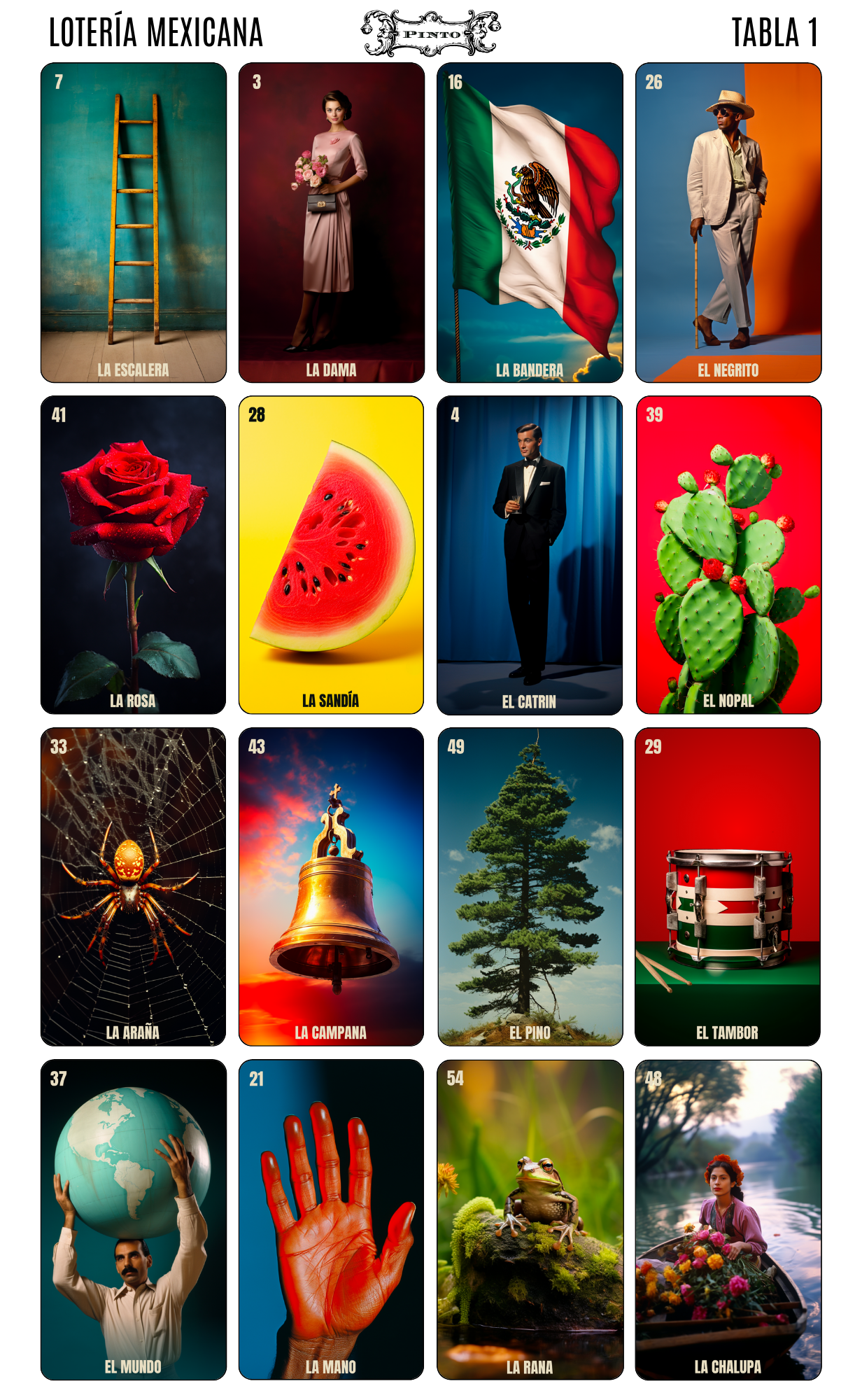 LOTERÍA MEXICANA (TABLA 1)