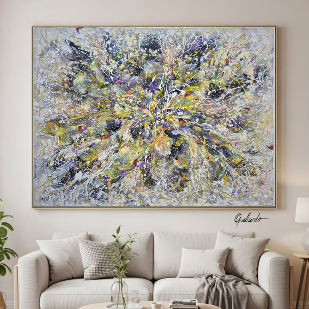 Obra arte original - Donde sea que vueles florece