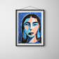 Retrato de una mujer que se piensa