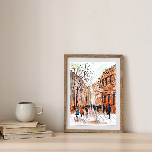 Obra de arte original - Caminos de Otoño