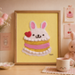 Bunny Shortcake | Pintura Original Kawaii Acrilico TMK91
