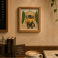 Purin, Esquire | Obra Original Pintura Acuarela Kawaii