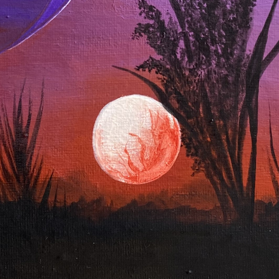 Arte contemporáneo - La tarde lila