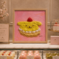 Pompompurin Mont Blanc | Original Kawaii Pintura Acrilica con Textura