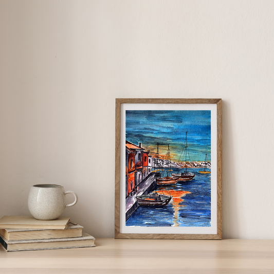 Obra de Arte Original - Reflejos de la Tarde