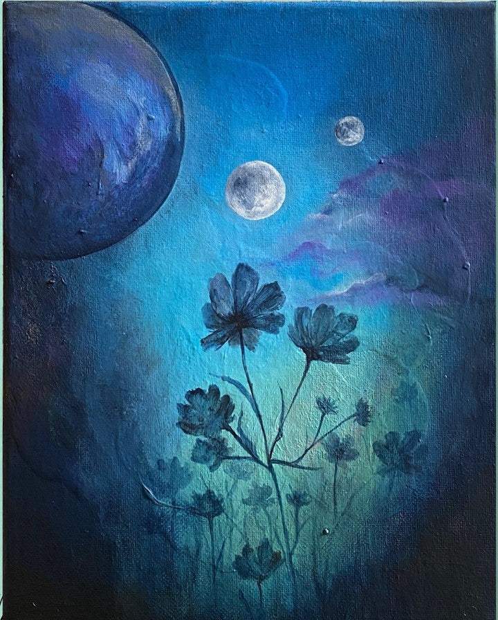 Arte contemporáneo - Flores nocturnas