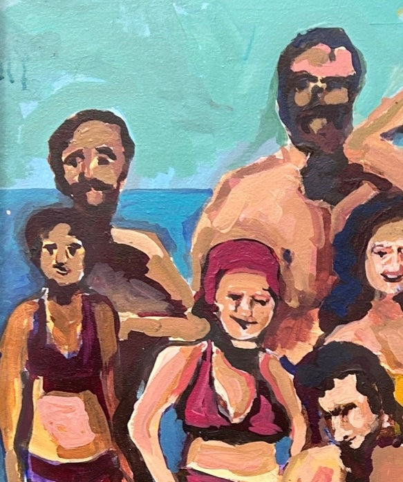 En la playa/ Sofía Medal