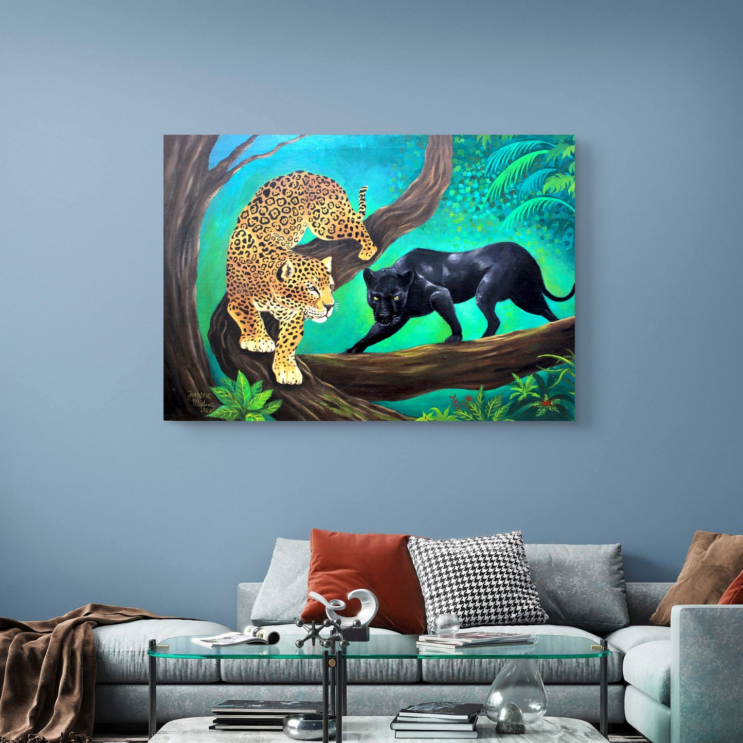 Obra de arte original - "Nahuales" - Pintura acrílica