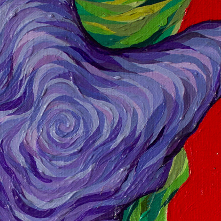 Pintura abstracta- Los Danzantes I