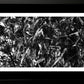 Cuadro abstracto - Tramas. Serie: BN II.