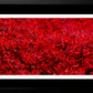 Cuadro abstracto - Tramas. Serie: IX Rojo.