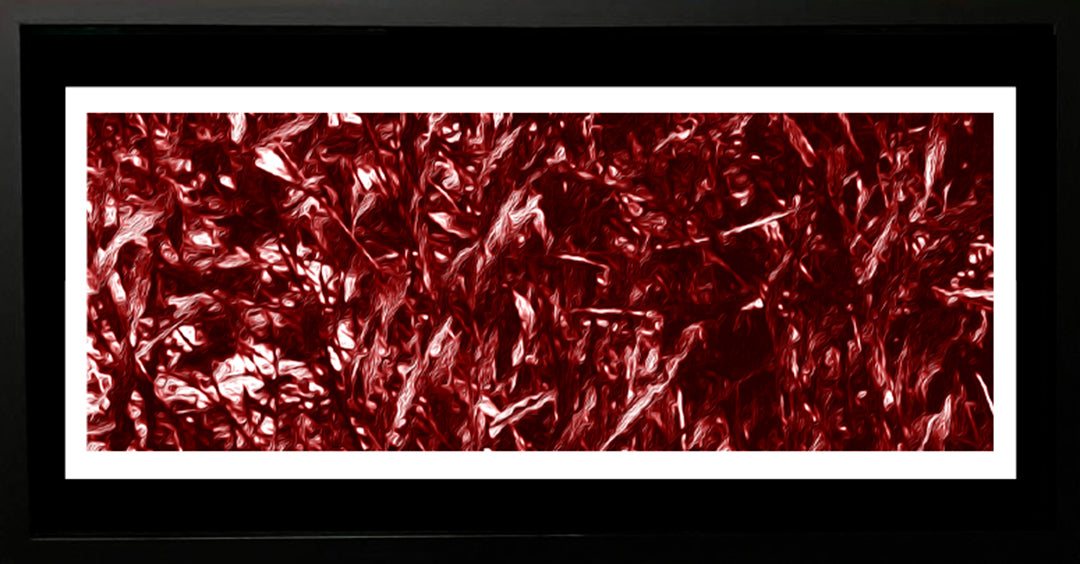 Cuadro abstracto - Tramas. Serie: Rojo II.