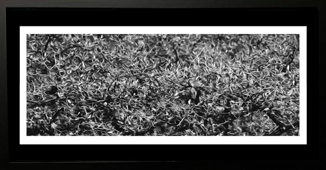 Cuadro abstracto - Tramas. Serie: VIII BN.