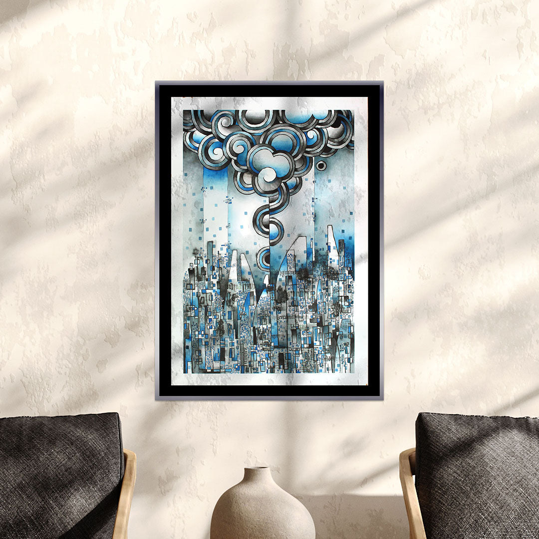 Lluvia azul