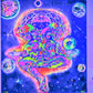 Cuadro Neon Moderno-Ganesha Cosmic Neon