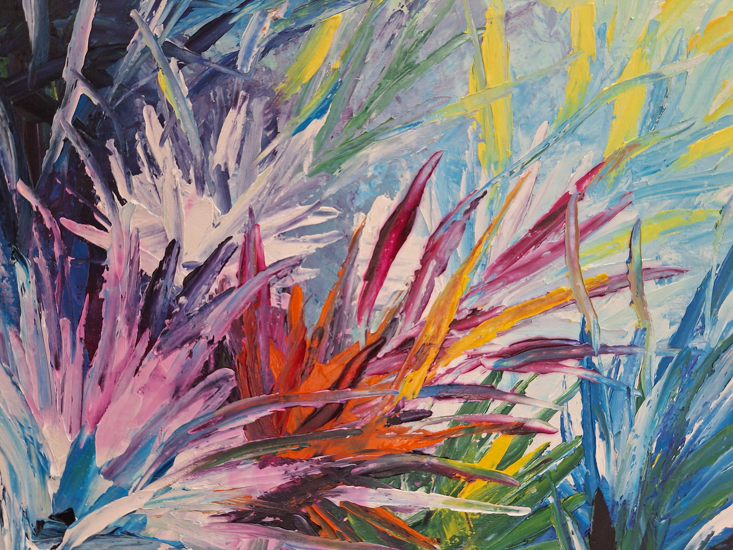 Obra de arte original - Visita del más allá