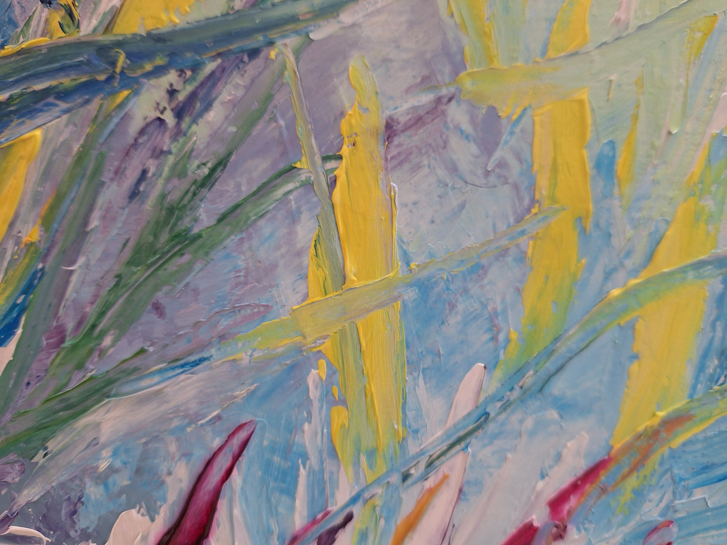 Obra de arte original - Visita del más allá