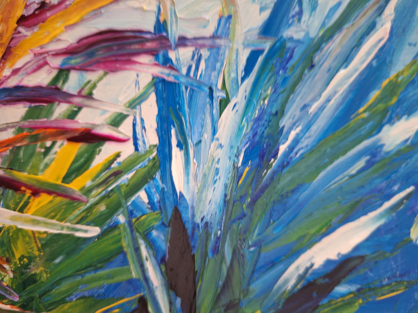 Obra de arte original - Visita del más allá