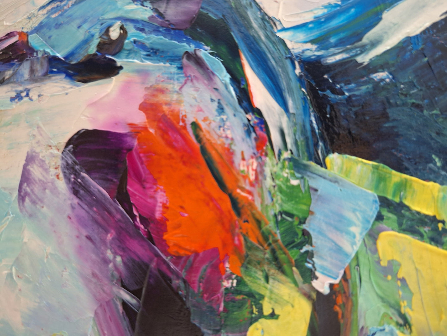 Obra de arte original - Visita del más allá