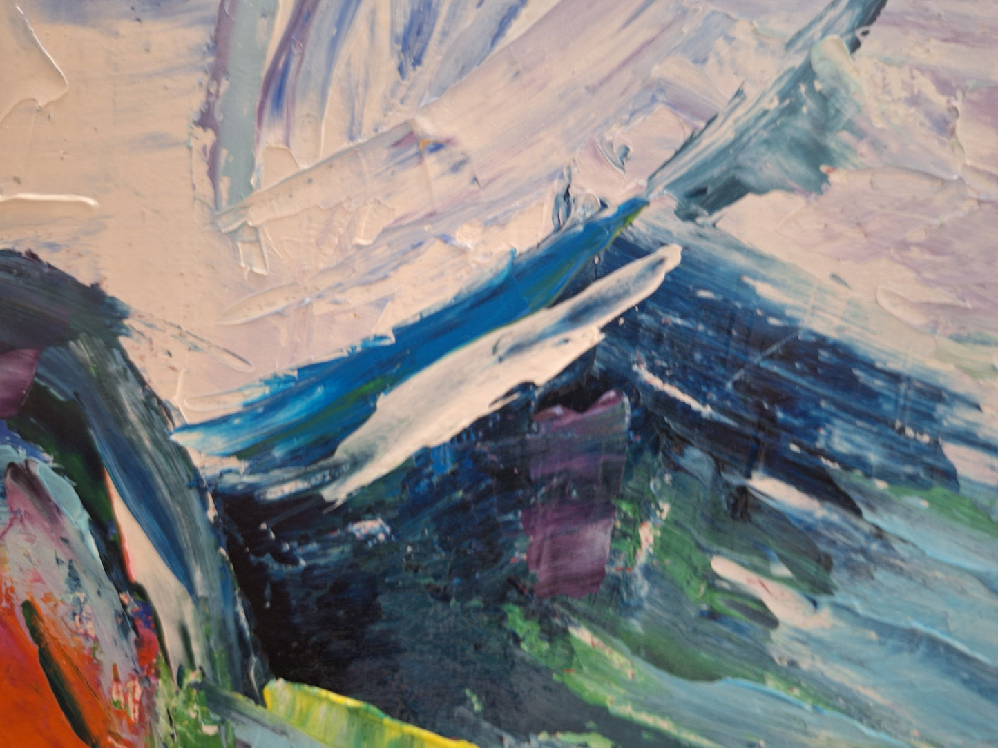 Obra de arte original - Visita del más allá