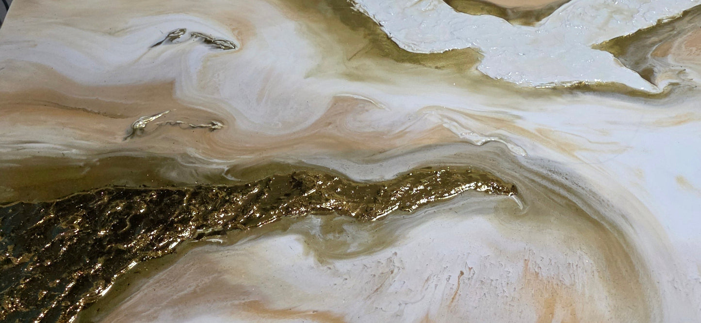 Pintura abstracta -"Despegar"